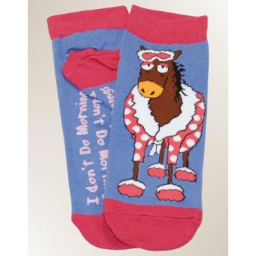 Womens - Slipper Socks  - Don't Do Mornings