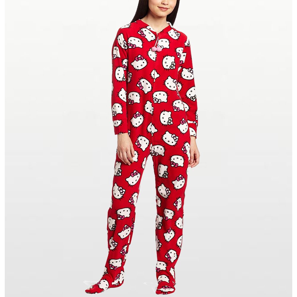 Hello Kitty - Red Footed Onesie