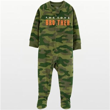 Carters - Boys Awesom Brother Microfleece Onesie Pyjamas 