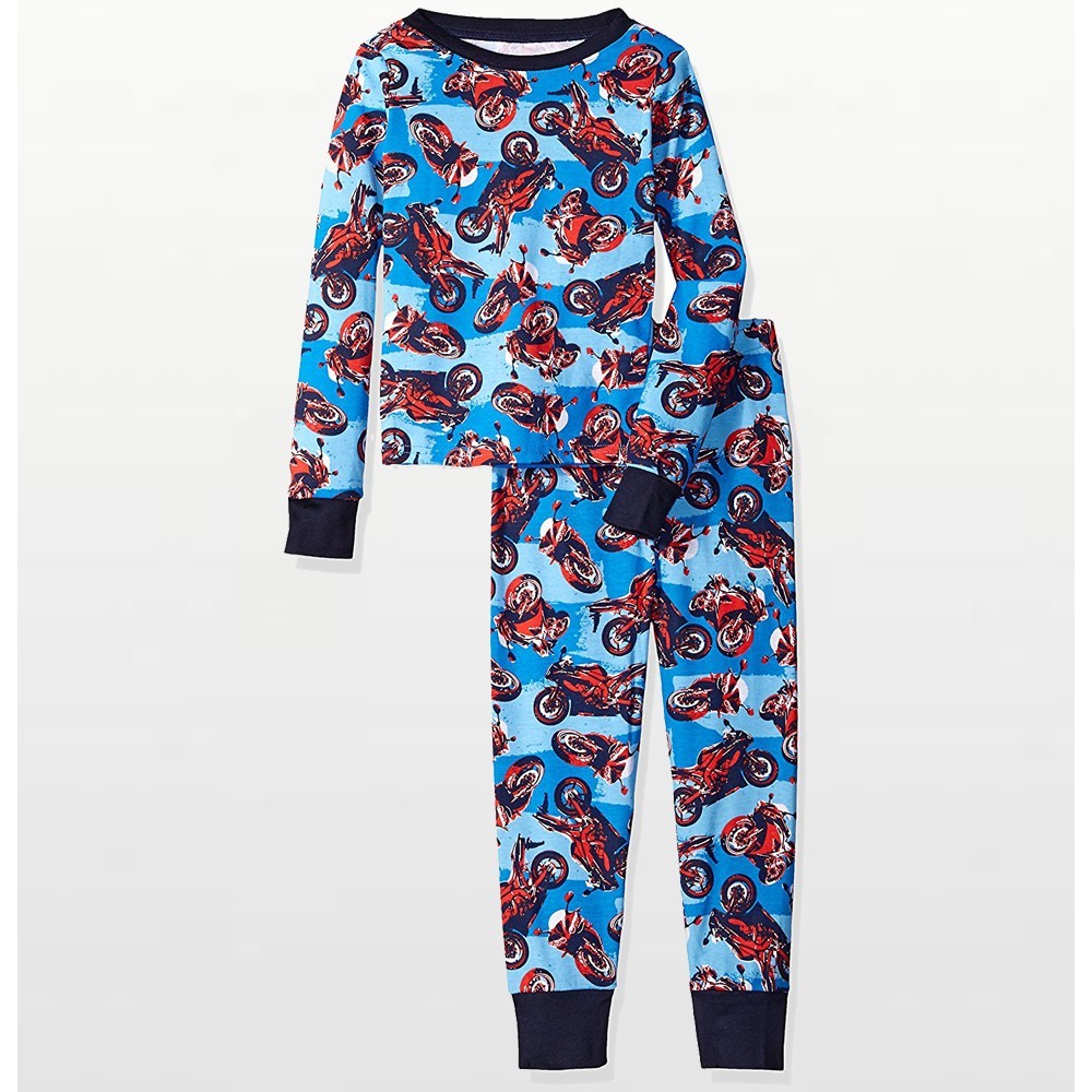 Neuf avec étiquettes The Childrens place Shark Jawsome brillent dans le noir à manches courtes Pyjama Set 