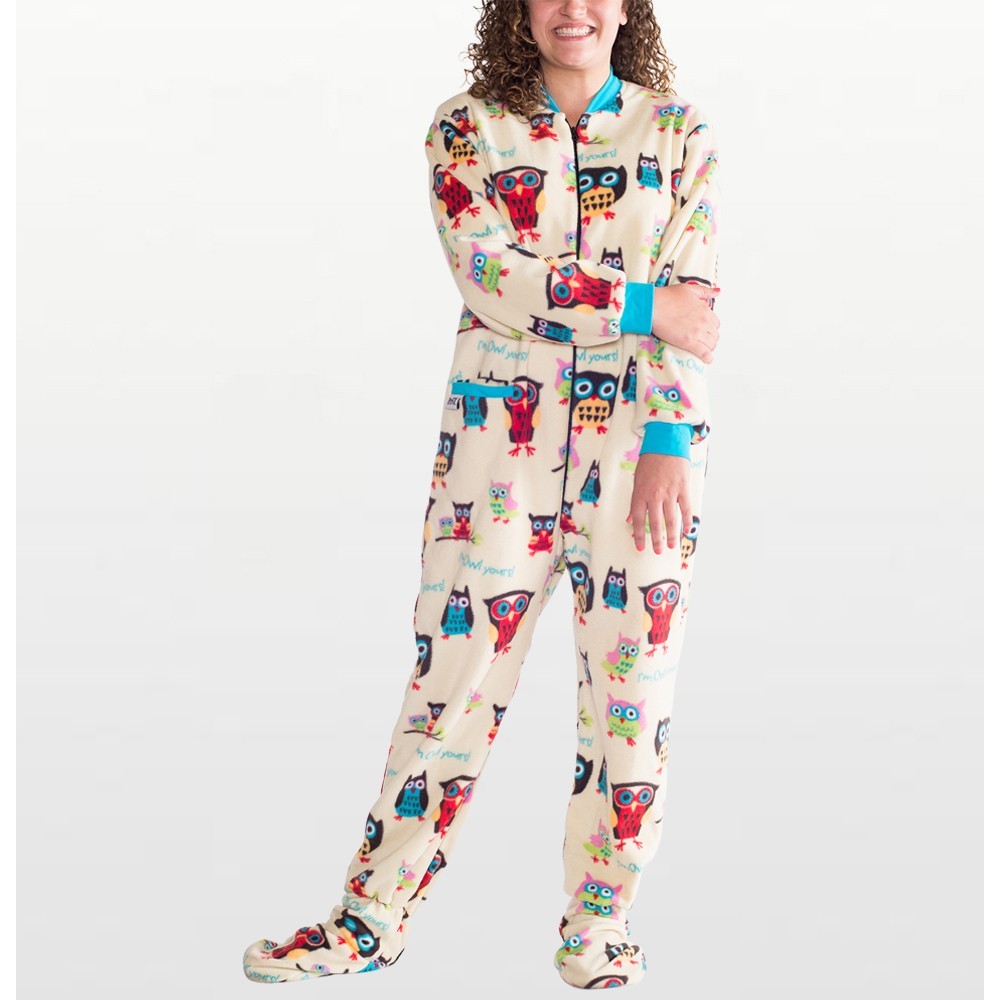 Lazy One - Adult Owl Yours Fleece Onesie | Practically Perfect Pyjamas