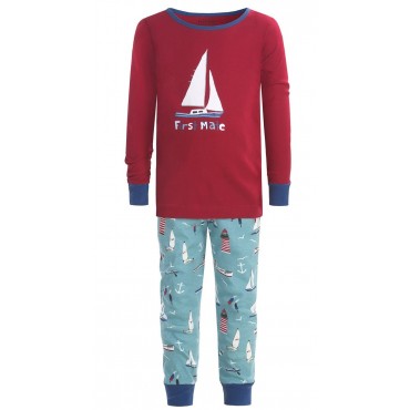 Hatley Kids - Wild and Cozy First Mate Pj's