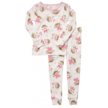 Carter's - 2 piece Cotton Pyjamas - Monkey Ballerina