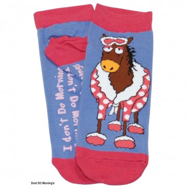 Womens - Slipper Socks  - Don't Do Mornings